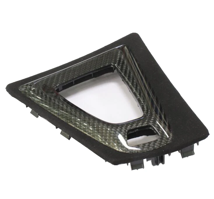 Стайлинг ABS + Настоящее углеродное волокно Алькантара шестеренка объемный чехол