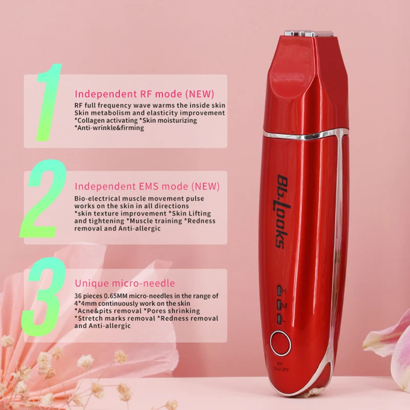 Kopen Bb Look Microstroom Apparaat Gezicht Lifting Draai Rimpel Verwijdering Schoonheid Instrument Radio Frequentie Huid Aanscherping Massager