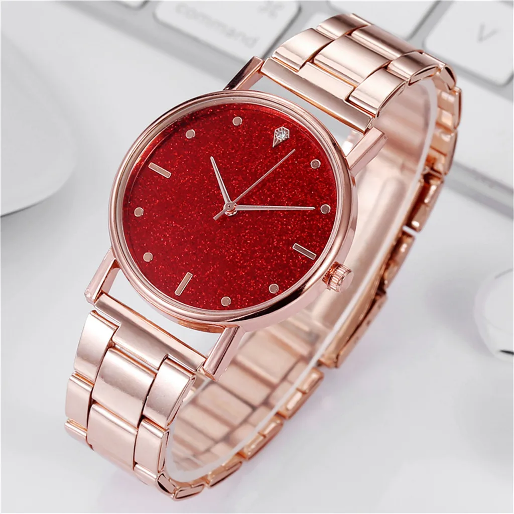 Luxury Watches Quartz Watch Stainless Steel Dial Casual Bracele Clock |