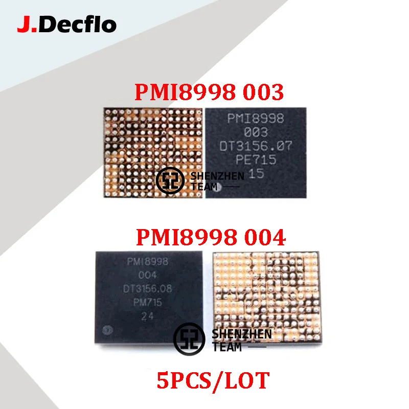 

JDecflo 5PCS PMIC PMI8998 003 004 Power Supply IC For SAMSUNG S8 S8+ XIAOMI 6 OPPO FIND X Oneplus 6T Integrated Circuits Repair