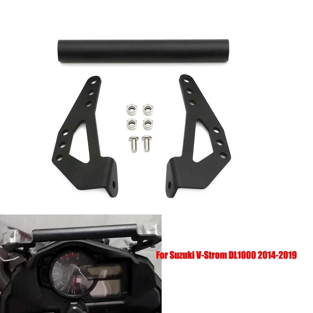 

Windshield Phone Navigation GPS Plate Bracket Adapt Holder For Suzuki V-Strom DL1000 2014 - 2019 2018 2017 2016