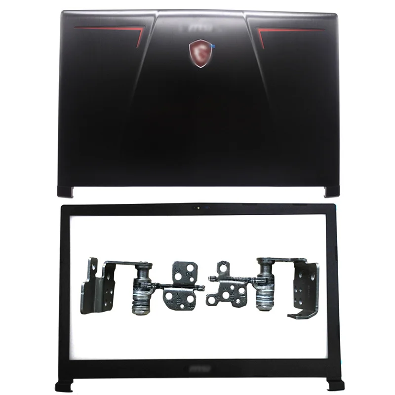 Новая Оригинальная задняя крышка ЖК дисплея ноутбука/передняя рамка/петли для MSI