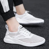 mens shoe 2021 summer new mens shoe trend breathable hollow top sneaker fashion student fashion running casual shoe mesh 39 44