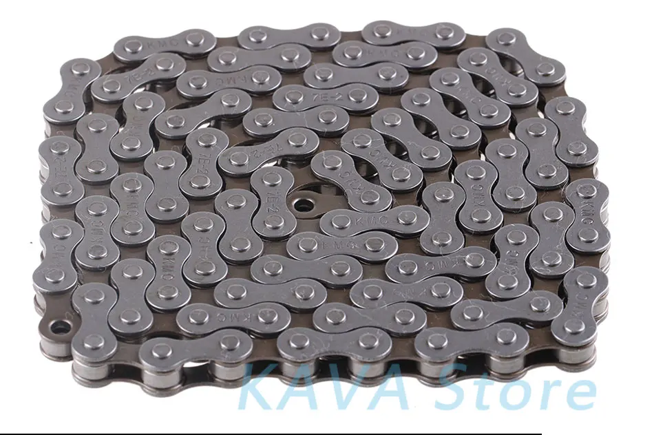 

KMC HV410 All single speed drive systems Bicycle Chain Dead Fly Bike Folding Bike Urban Leisure Bike 112L Silver Gray