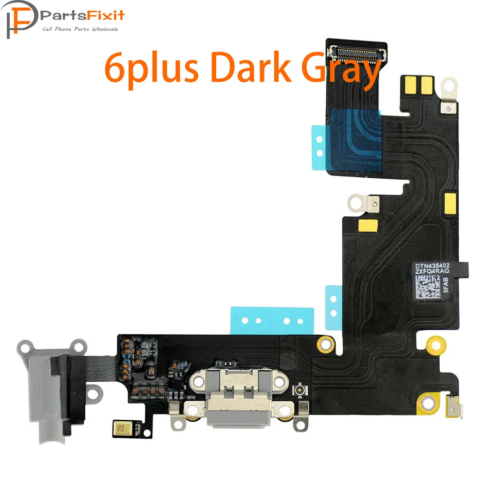 

For iP6 plus Charging Flex Cable Headphone Jack Flex USB Charger Port Dock Connector With Mic Original Flex Cable for iP Repair
