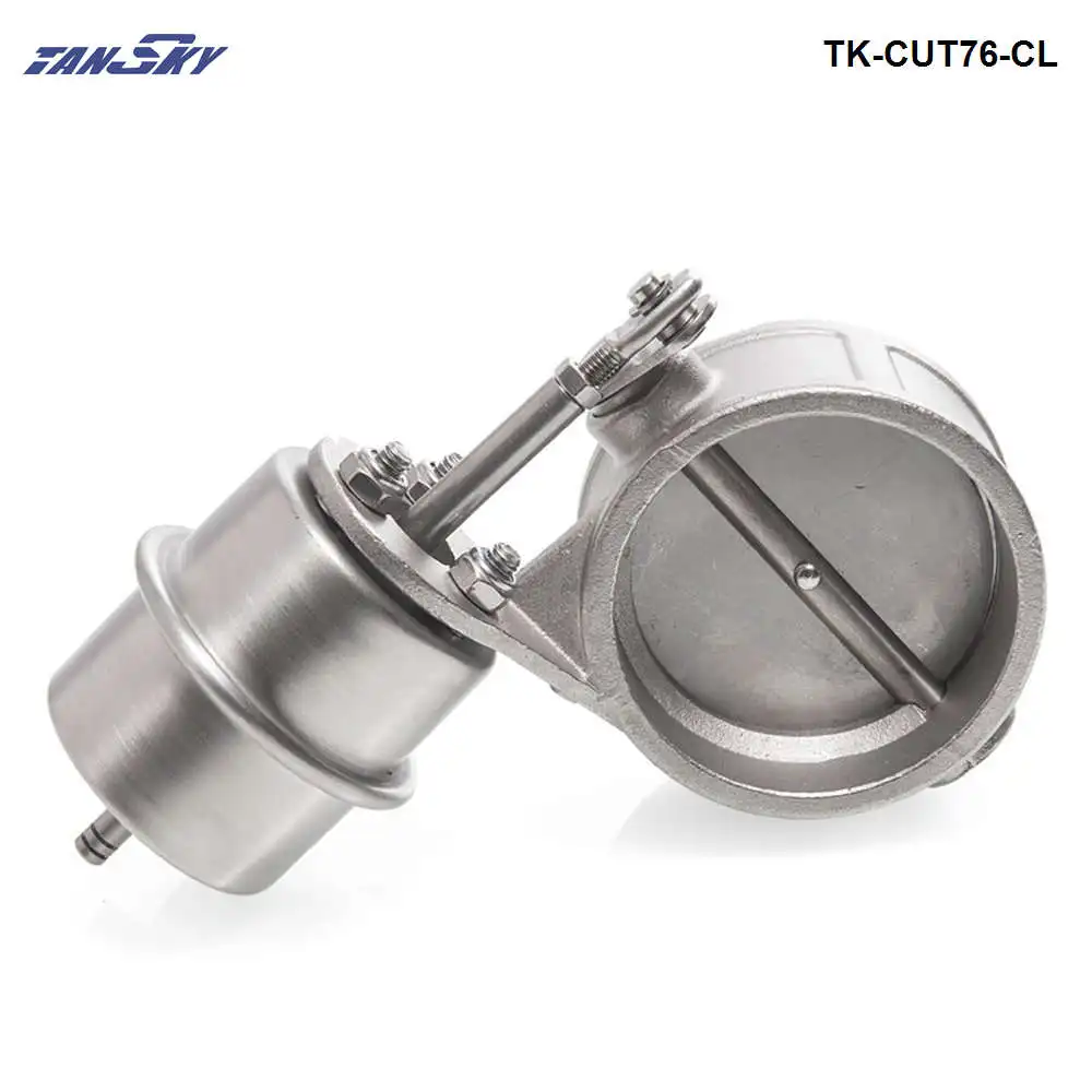 NEW Vacuum Activated Exhaust Cutout 3'' 76MM Close Style Pressure: about 1 BAR For Ford Focus 98-12 TK-CUT76-CL | Автомобили и