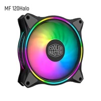 cooler extreme mf120 halo chassis fan cooling 12cm fan mute cooling rgb lighting effect argb synchronization cpu cooling silent