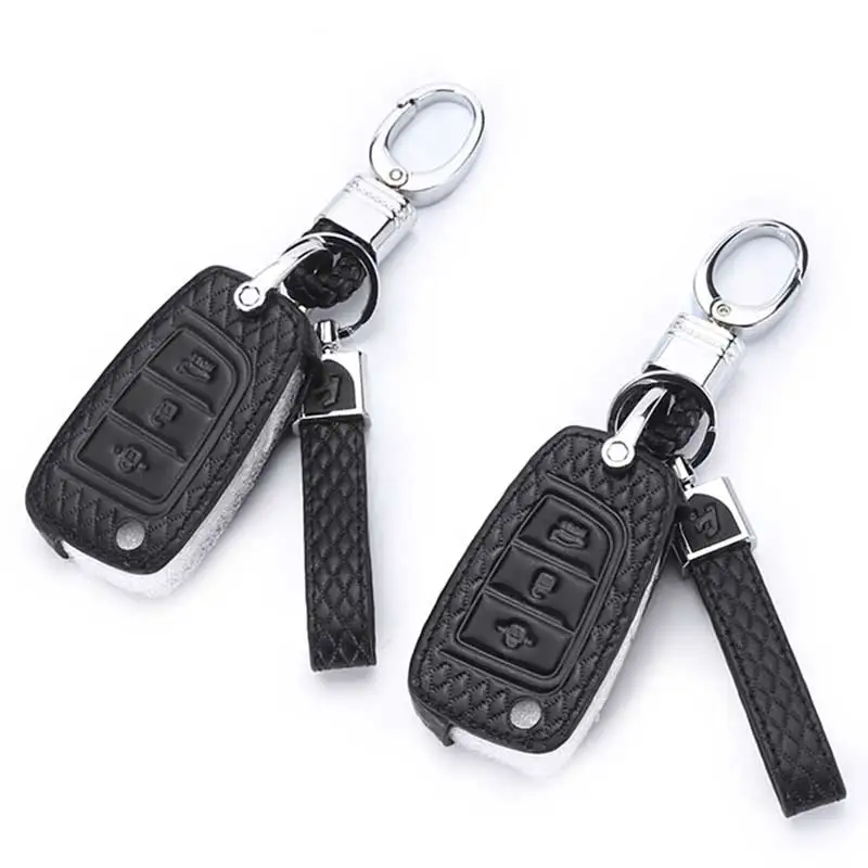 Чехол для автомобильного ключа из натуральной кожи силиконовый чехол Hyundai Solaris 2016