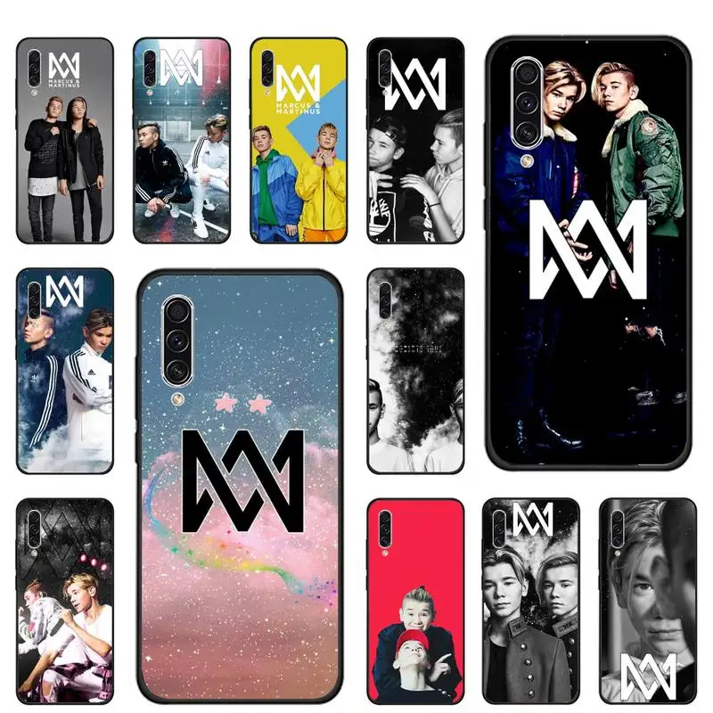 

Marcus and martinus case Phone Case For Samsung galaxy S note 7 8 9 10 20 fe edge A 6 10 20 30 50 51 70 lite plus Funda Cover