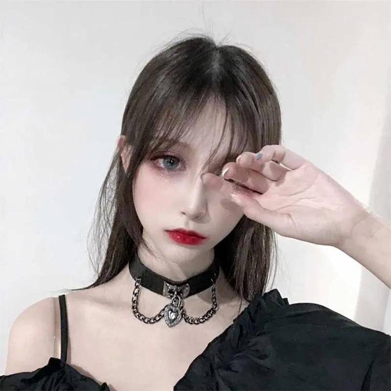 Женское колье с металлической цепочкой в стиле панк | Украшения и аксессуары