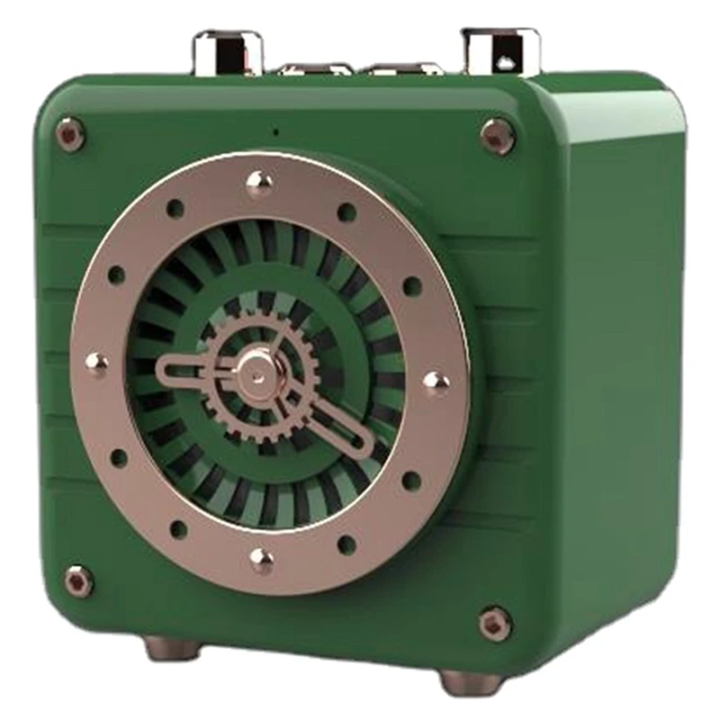 Ретро Bluetooth Динамик Портативный Беспроводной сабвуфер подходит для дома на улице