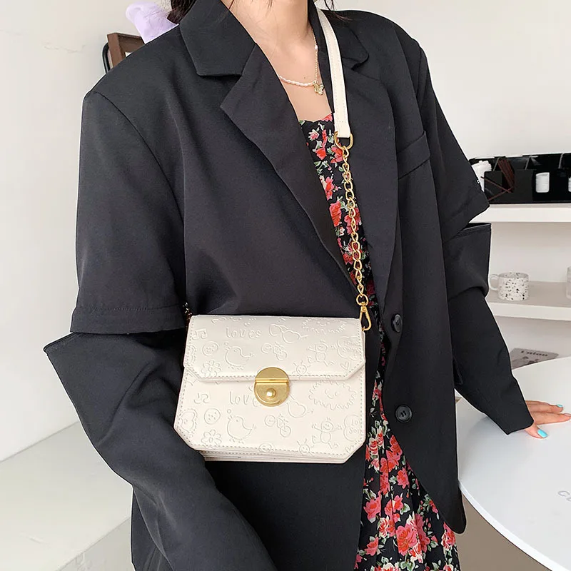 

Fashion One Shoulder Women's Bag 2021 Messenger Bag New Spring and Summer Armpit Bag Small Square Bag Women