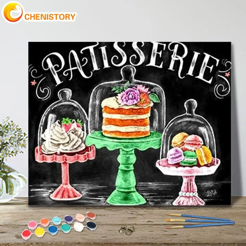 

Картина маслом по номерам на холсте, 60x75 см