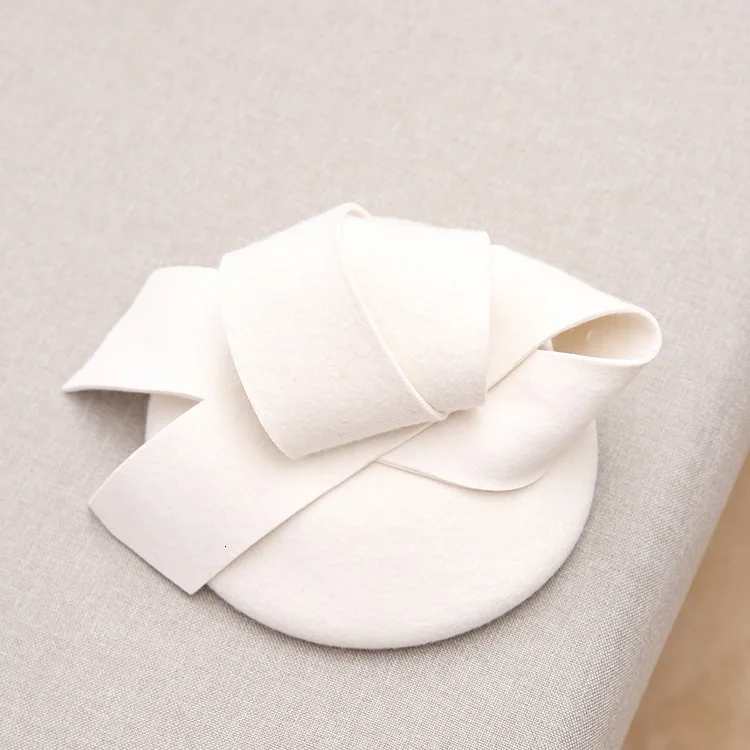 Шляпка женская кружевная с перьями 100% австралийская шерсть фетровая шляпка для