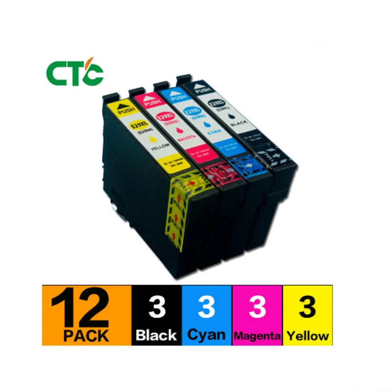 12x29 x XL T29XL T2991 cartuchos de tinta совместим para XP235 XP 332 335 XP432 435 355 255 352printer де inyección|Чернильные