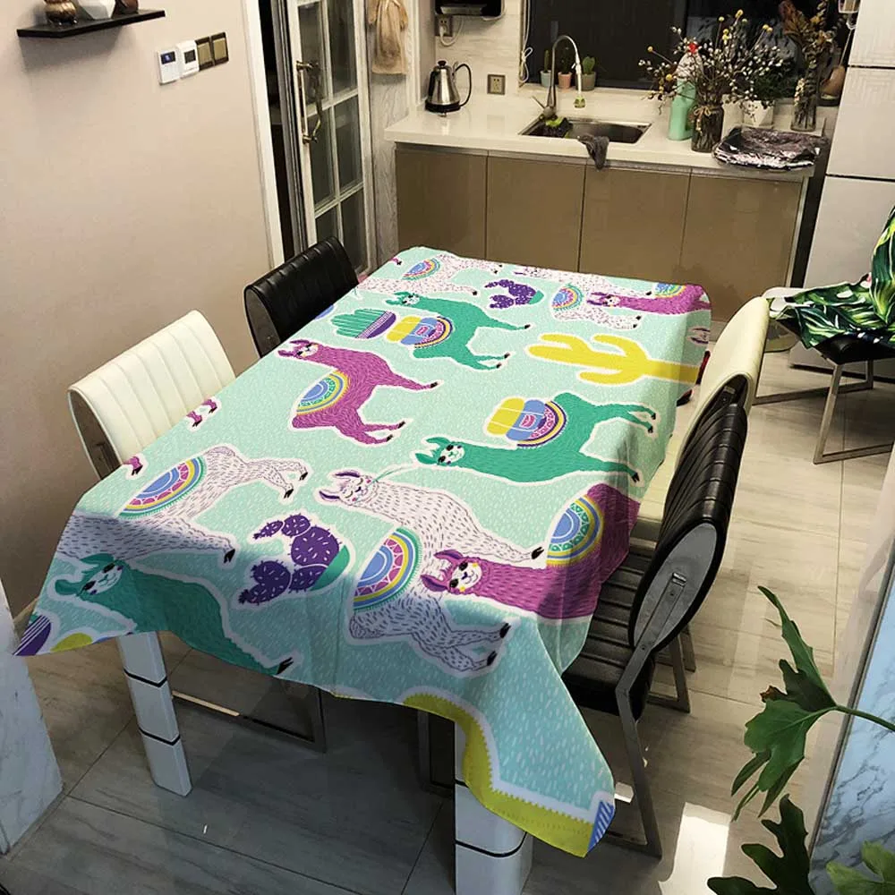 Рекламная скатерть салфетка кролик рог альпака рыба ресторан кухня чайный