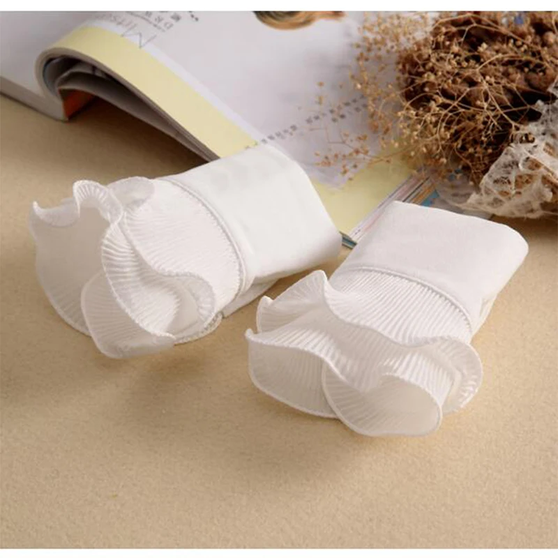 Декорированные манжеты ложные рукава Осень-зима свитер декоративные воланы