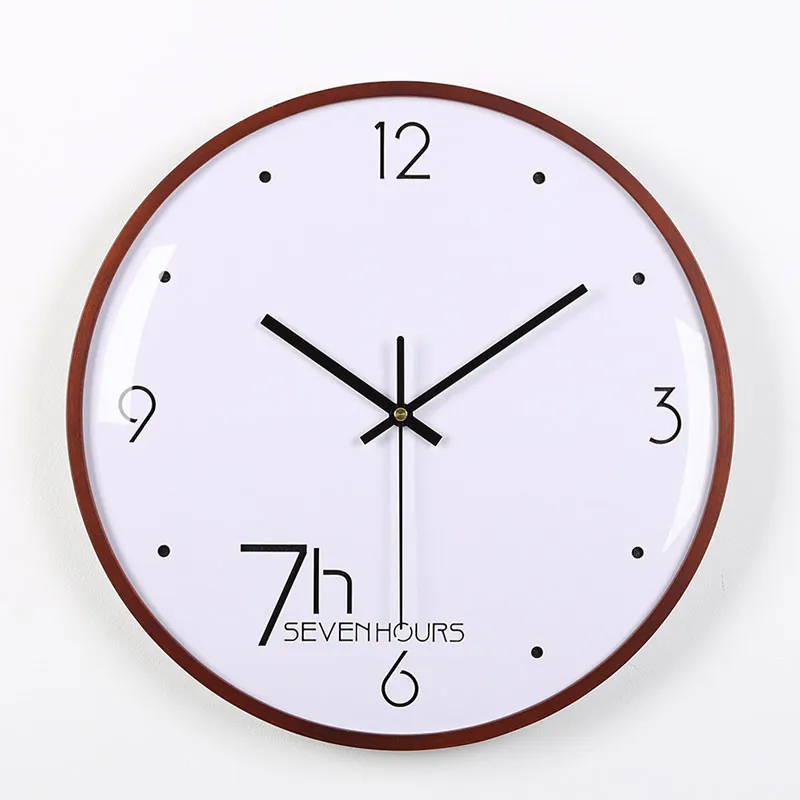 Креативные настенные часы тихие простые толстые в скандинавском стиле
