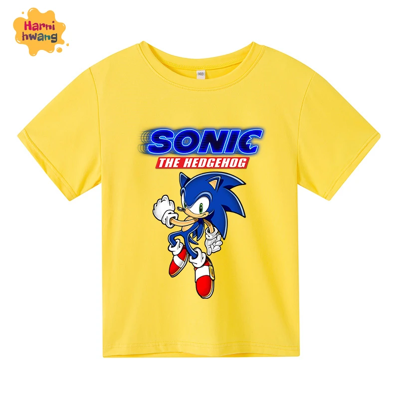 

Summer Children'S T-Shirt Cartoon Printing Cotton 4-14 Year Old Boys And Girls Short-Sleeved T-Shirt 4-14T Wholesale