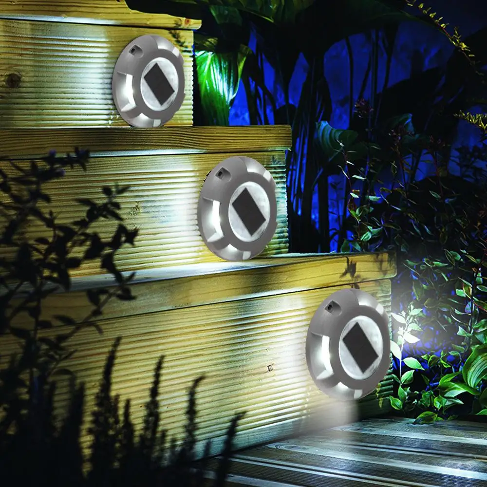 Deck Lights Driveway Dock LED Light Outdoor Waterproof Road Markers for Step Sidewalk Stair Garden Ground Pathway Yard | Освещение