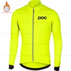 Мужская зимняя велосипедная куртка Mallot Ciclismo, Мужская теплая флисовая велосипедная одежда POC для горного велосипеда, велосипедная куртка, велосипедные топы