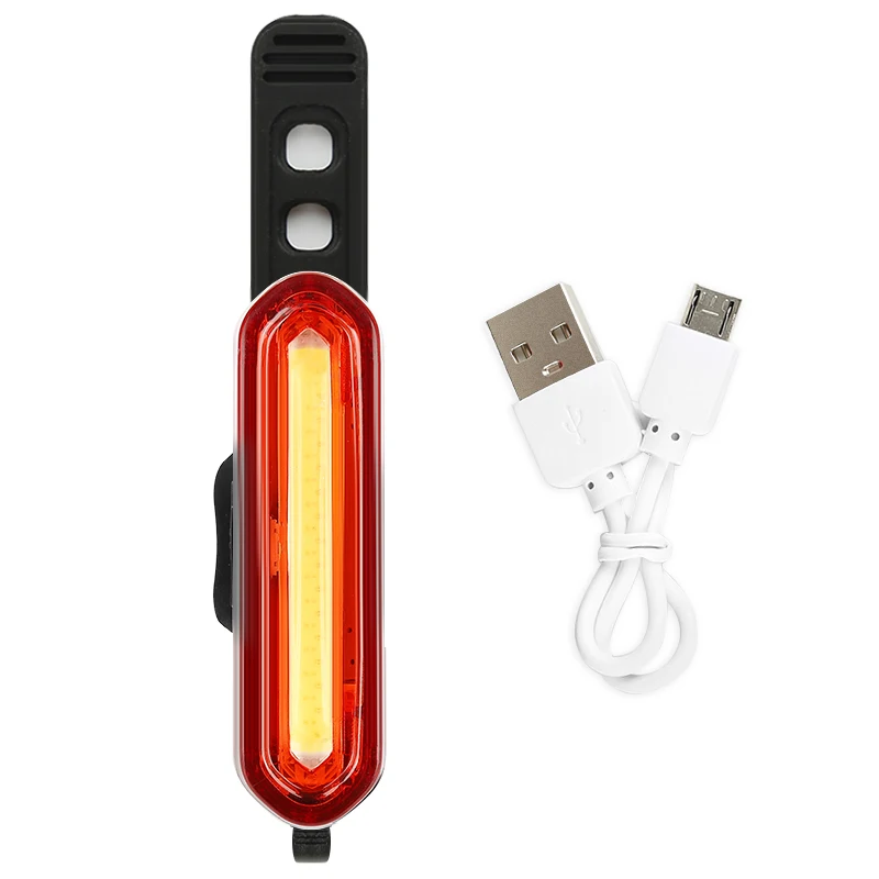 Велосипедный задний фонарь с зарядкой через USB светодиодный мигающий