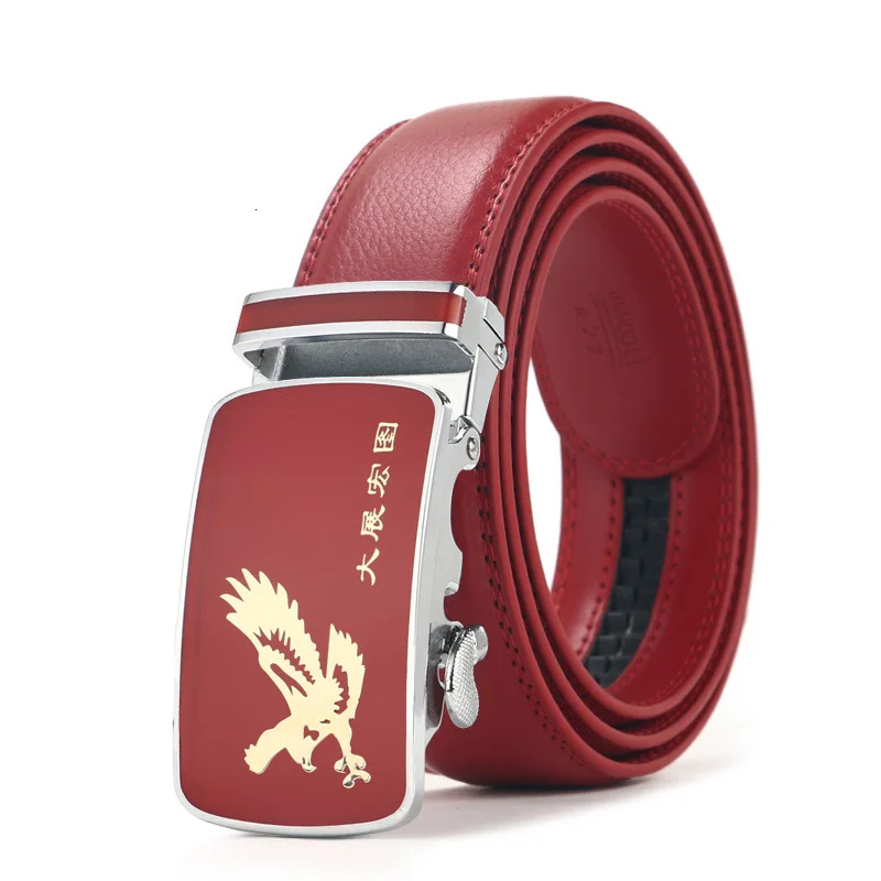 Ремень мужской длинный под джинсы с автоматической пряжкой 110-130 | Аксессуары для