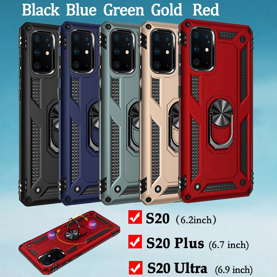 Чехол s20plus s20 ultra для samsung s 20 plus чехол телефона galaxy S20ultra с подставкой и кольцом