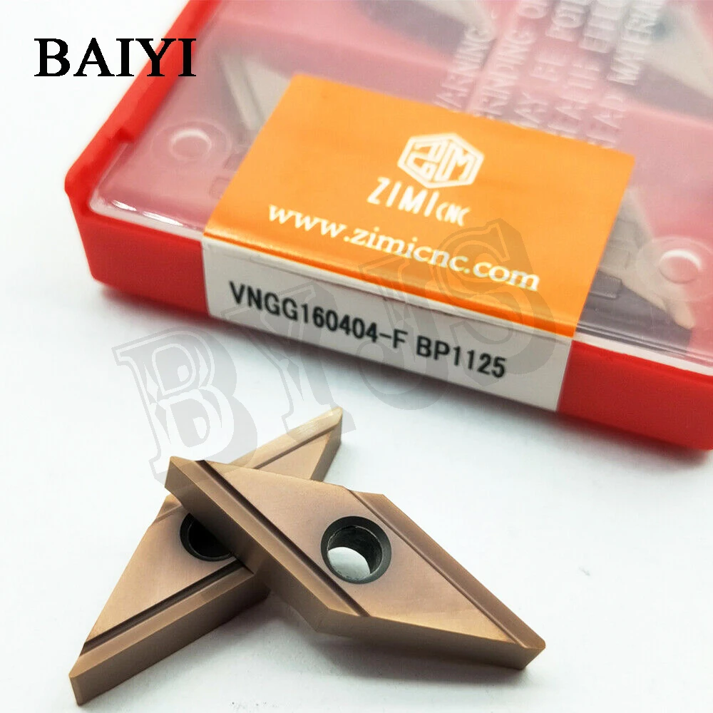 

10 шт., новые оригинальные режущие пластины из карбида Φ BP1125, токарные инструменты, лезвие VNGG 160404
