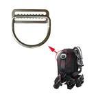 Ремень для подводного плавания с аквалангом, D-образные кольца, 5 см, 316