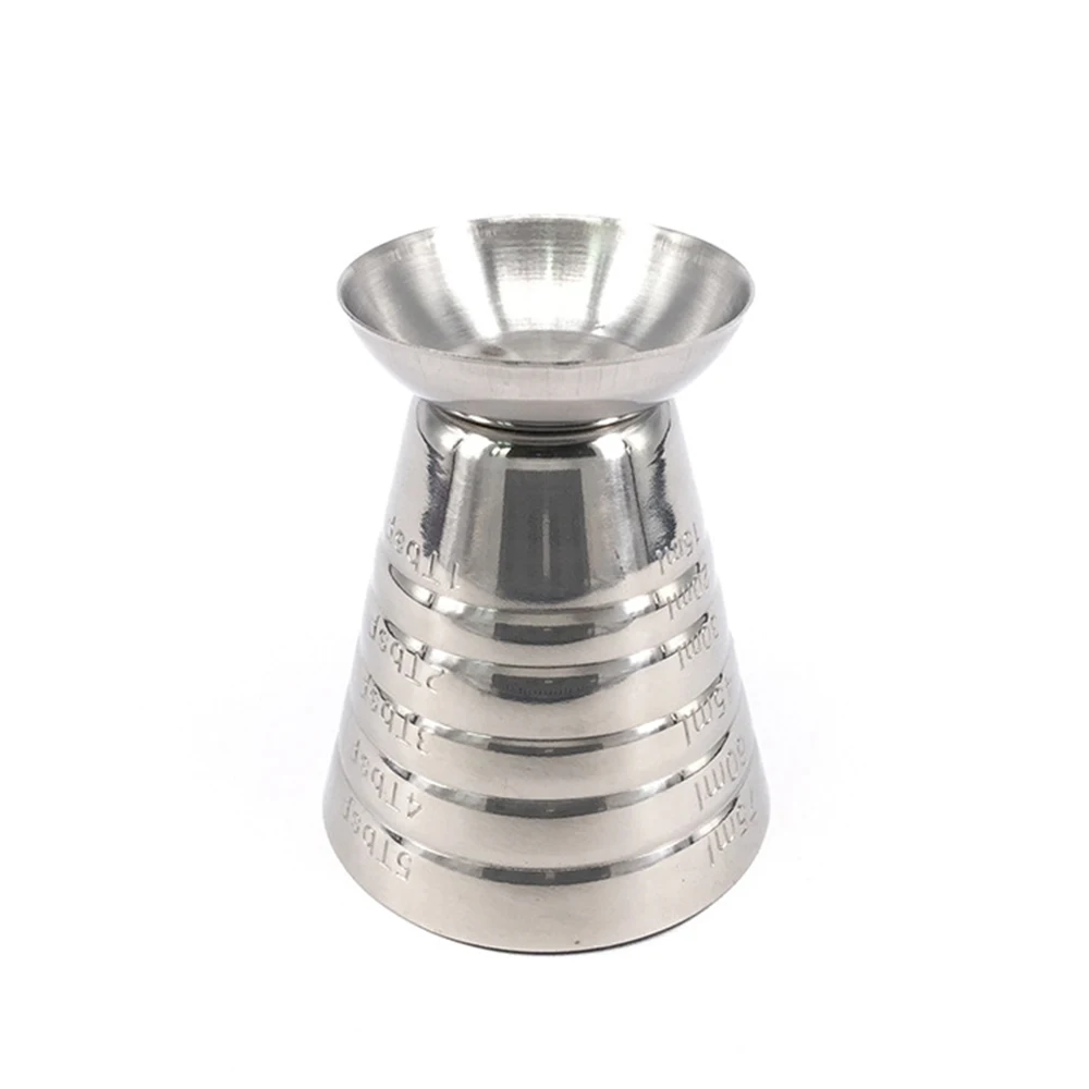 2019 новый полезный большой 75 мл Multifuction металлический мерный стаканчик для