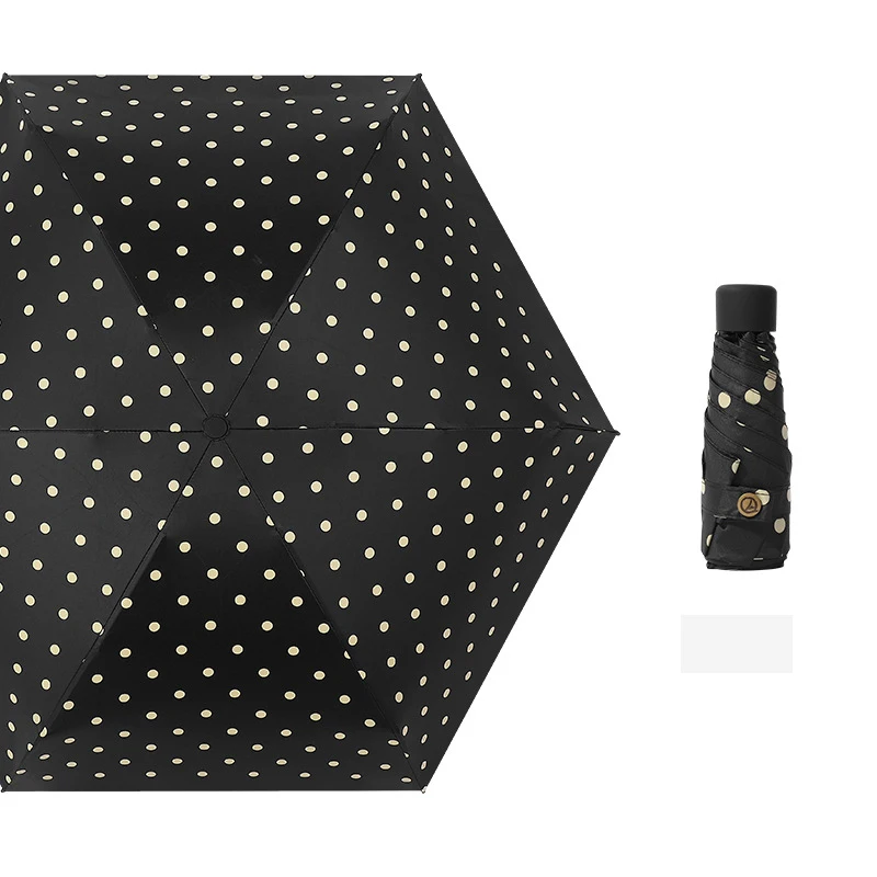 Мини Складной Карманный Зонт небольшие сверхлегкие зонтики пять раз