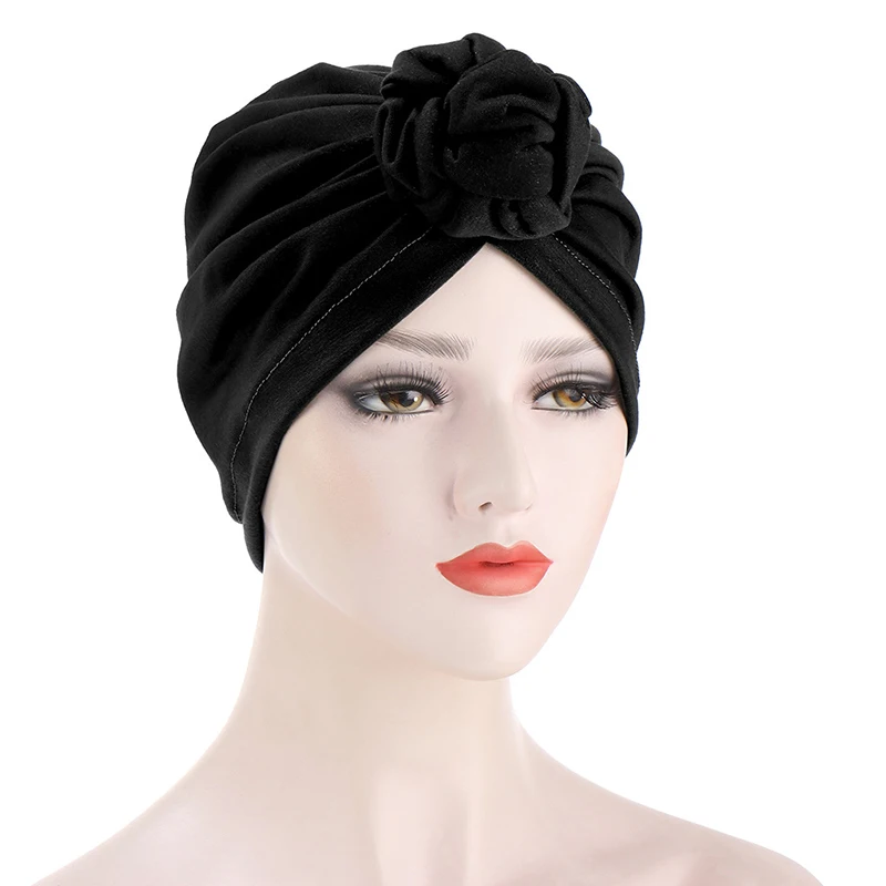 

Indian arab wrap women head scarf turban caps trendy printed hijab bonnet Bohemian ethnic inner hijabs for cap muslim headdress