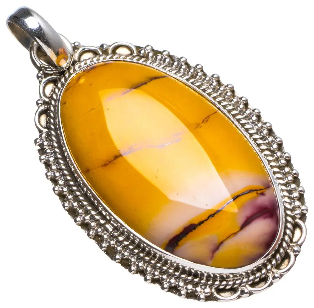 Необычная зеркальная подвеска ручной работы из серебра 1 75 дюйма X1115|Подвески| |