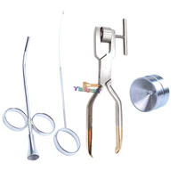 1set dental implant bone crusher bone mill bone morselizer dental instruments for stainless steel
