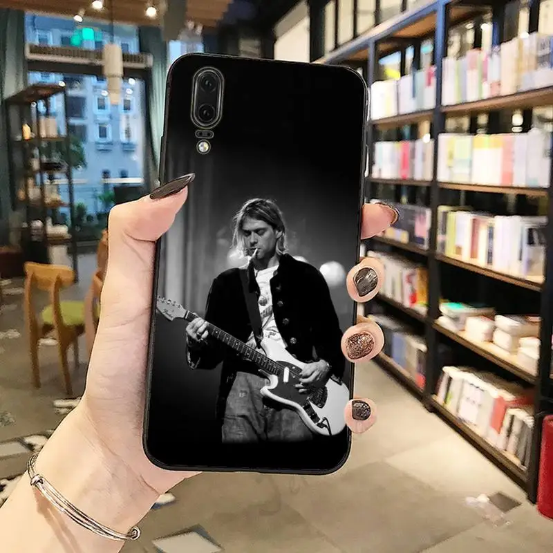 

Nirvana Kurt Cobain pattern mobile Phone Case For Huawei honor Mate P 10 20 30 40 Pro 10i 9 10 20 8 x Lite