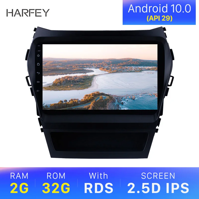 Автомобильный мультимедийный плеер Harfey 2Din GPS радио для 2013 2014 2015 2016 2017 Hyundai IX45 SantaFe 9
