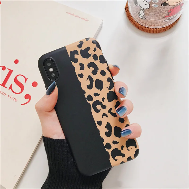 Lovebay чехол для телефона модный Леопардовый принт цветной для iPhone 6 6s 7 8 Plus мягкая крышка IMD для iPhone 11 Pro X XR XS Max Fundas
