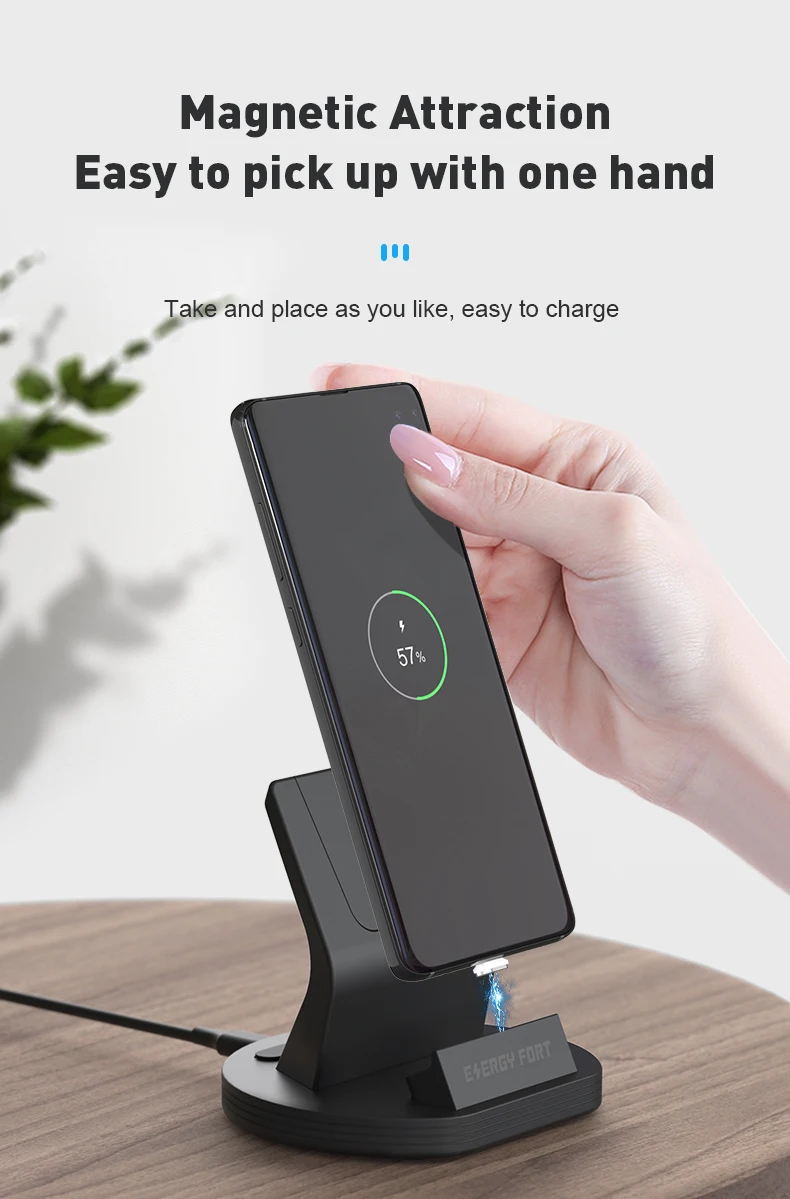 Forte para Huawei Sikai Nova Magnético Carregamento Rápido Doca Energia Companheiro 40 Pro Samsung Xiaomi Iphone 11 12 um Mais Telefone 2021 5a 6 Carregadores de celular