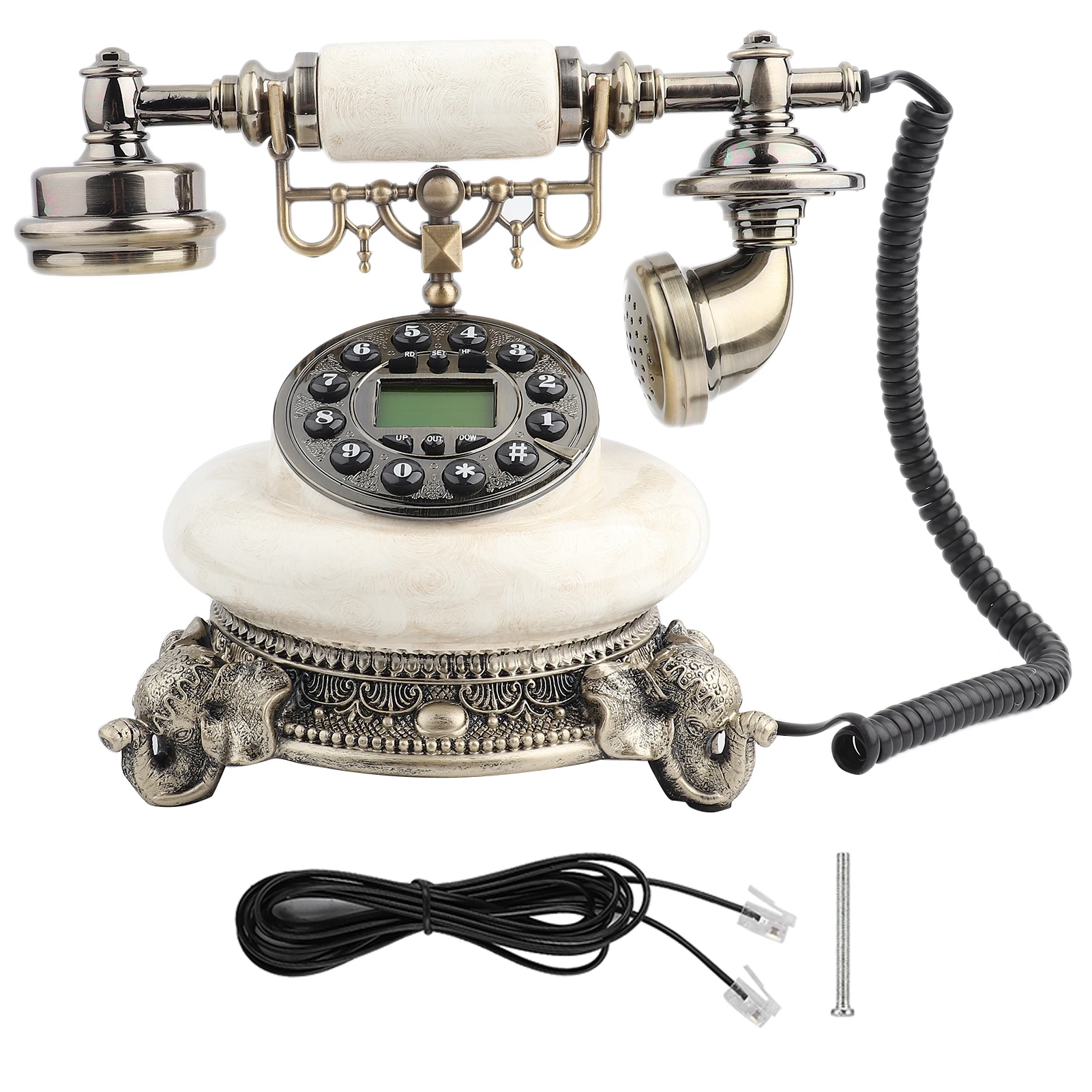 MS-5401F Desktop Retro Backlight Telephone with Display FSK/DTMF for Home Office Hotel