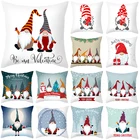 Наволочка для подушки с рождественским орнаментом рождественские украшения для дома 2021, рождественские подарки, новый год 2022