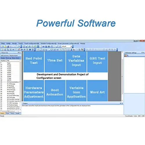 7 дюймов HMI на тонкопленочных транзисторах тонкоплёночных ЖК-дисплей Экран