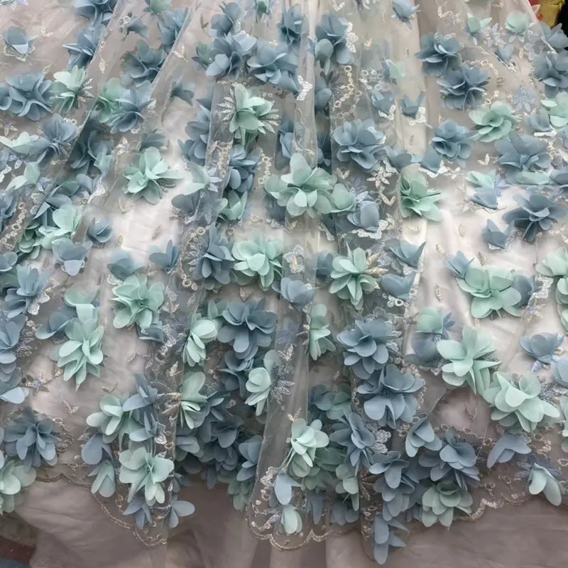 Высококачественная африканская кружевная ткань с вышивкой тюль сетка кружево