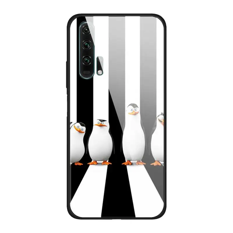 

Penguins Cartoon Glass Phone Case Fundas For Huawei P20 Pro P30 Lite Mate 9 10 20 Pro Nova 3i 5 3E Cover Accessories