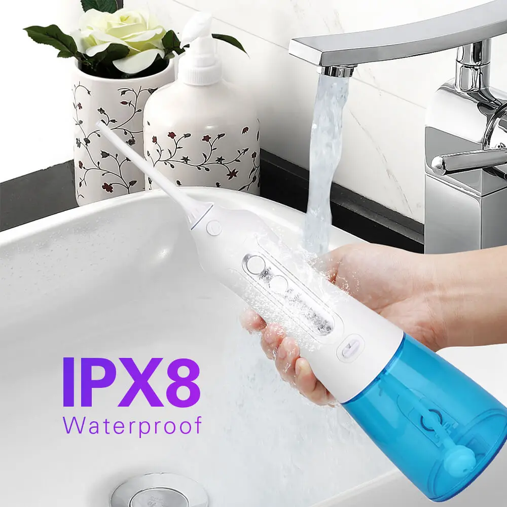 Azdent новые Ирригатор для полости рта USB Перезаряжаемые водяной Флоссер переносная