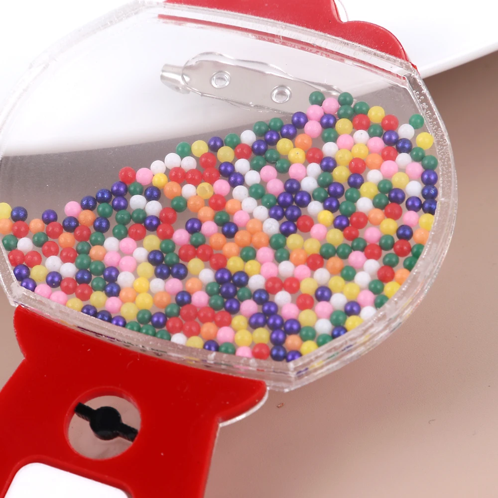 Акриловая брошь в виде капсулы для женщин и детей милая мультяшная леденца с