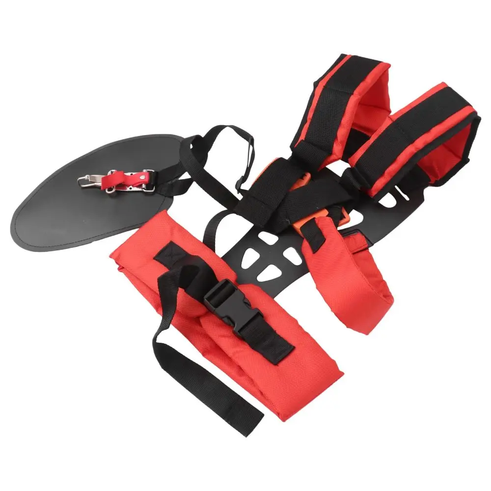 

Double Shoulder W Shape Harness Strap Comfortable Labor Saving Strimmer Padded Belt for Brush Cutter Trimmer Garden Pruner (Oran