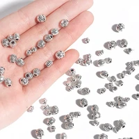 203050pcs round bead separator torus pendant separate bead bracelet necklace separate bead diy jewellery making supplies