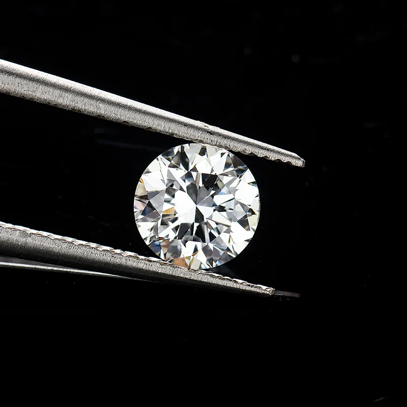 Цветной лабораторный Выращенный алмаз BOEYCJR 0.445ct HPHT VS2 Круглый бриллиантовый вырез