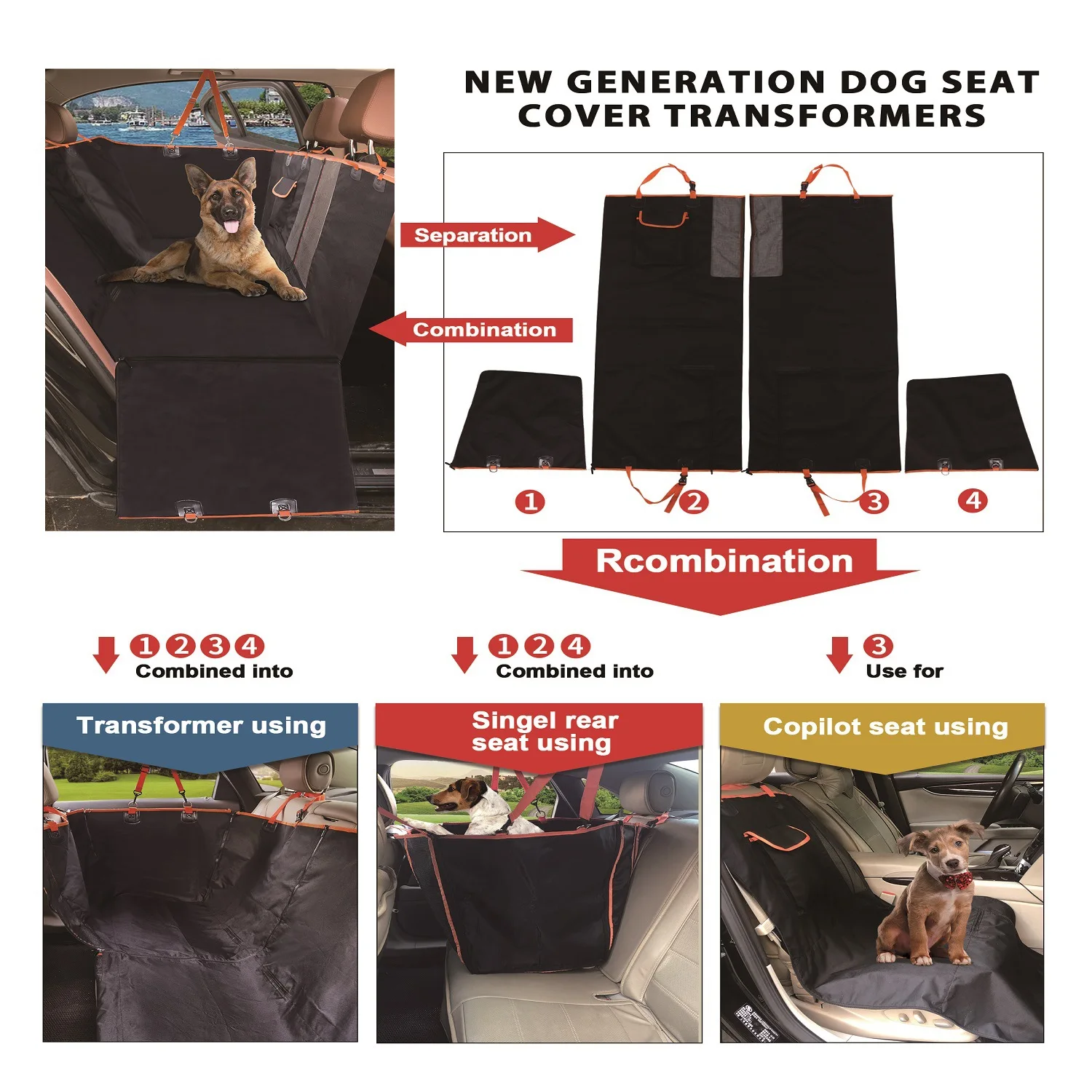 Verkauf Pet Auto Matte Wasserdicht Pet-träger Hund Auto Sitz Abdeckung Protector Mat Hinten Sicherheit Reise Auto Sitz Matte Für Katze Hund